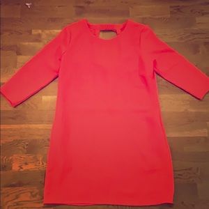 Red Shift Dress - Moon